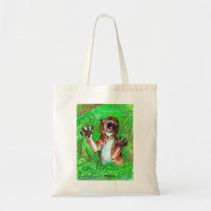 Tote Bag Tigre Fourre-tout de jungle