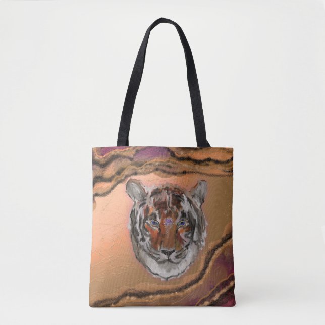 Tote Bag Tigre mystique (Devant)