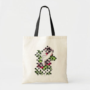 Tote Bag Tinker Bell Sketch avec Roses et Pois