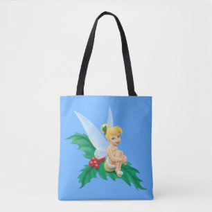 Tote Bag Tinkerbell   Christmas Holly