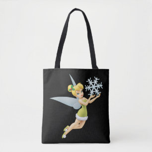 Tote Bag Tinkerbell   Christmas Snowflake