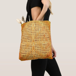Tote Bag Tissage de rotin