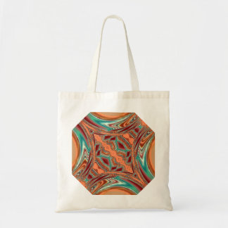 Tote Bag Tissu aztèque. Motif tribal