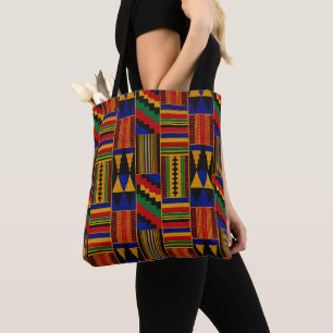 Tote Bag Tissu Kente de style africain
