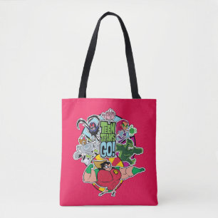 Tote Bag Titans Ados, allez !   Graphique Groupe d'équipes