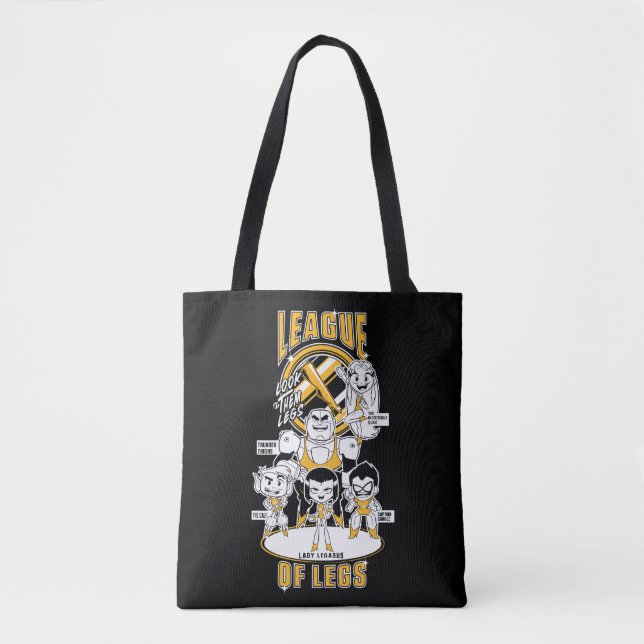 Tote Bag Titans Ados, allez ! | Ligue des jambes (Devant)