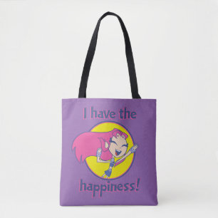 Tote Bag Titans Ados, allez ! Starfire "J'Ai Le Bonheur"