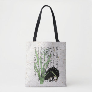 Tote Bag Toad de grenouille botanique japonaise du XVIIIe s