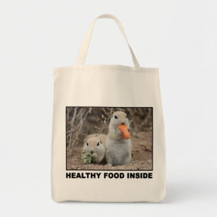 Tote Bag Toile affectueuse végétarienne Fourre-tout
