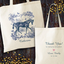 Toile de campagne élégante et vintage cheval bleu