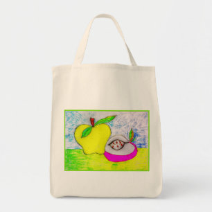 Tote Bag Toile de pommes pop art Fourre-tout