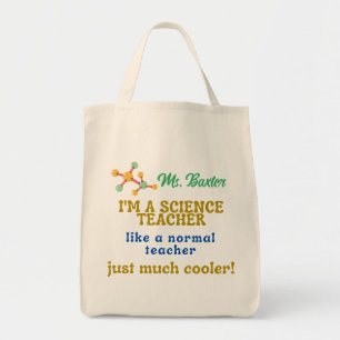 Tote Bag Toile de professeur de sciences Fourre-tout
