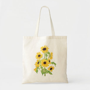 Tote Bag toile de tournesol jaune 2021