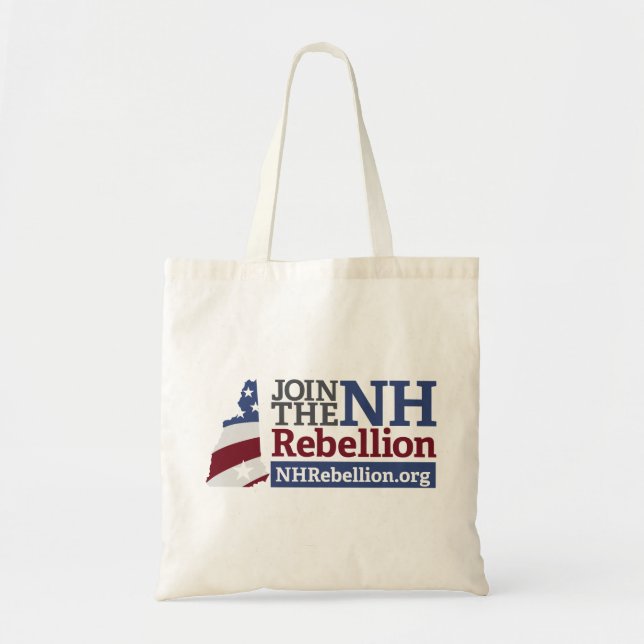 Tote Bag Toile Fourre-tout de rébellion de NH (Devant)