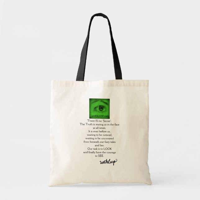Tote Bag toile fourre-tout, vision nocturne (Devant)