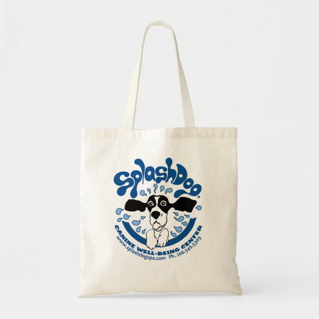 Tote Bag Toile polychrome fourre-tout de logo (Devant)