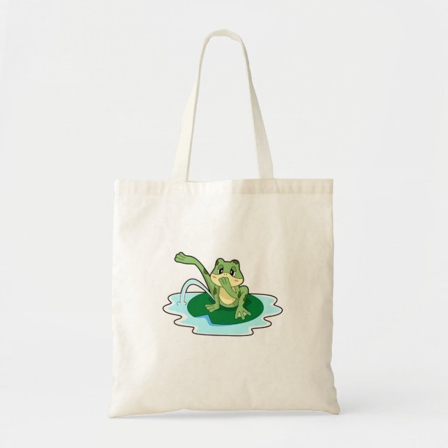 Tote Bag Toilette de grenouille (Devant)