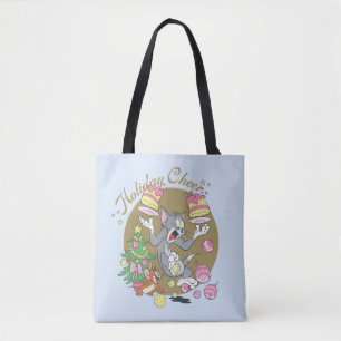 Tote Bag Tom et Jerry Holiday Cheer