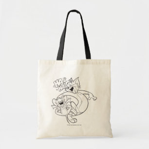 Tote Bag Tom et Jerry Tom et rire de Jerry