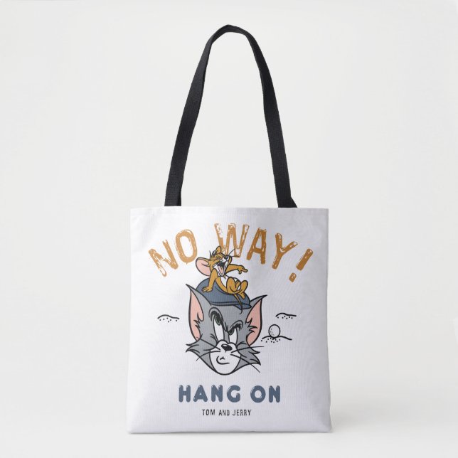 Tote Bag Tom & Jerry Golfing "No Way" (Devant)