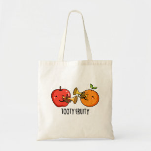 Tote Bag Tooty Fruity Amusant Fruit Musicien Pun