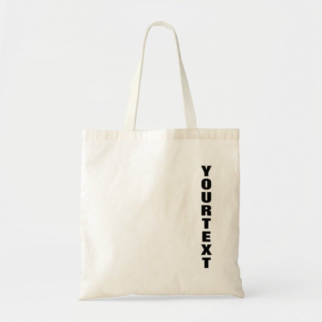 Tote Bag Top Shopping Modèle moderne personnalisable (Devant)