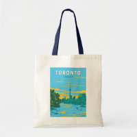 Toronto Canada Travel Art Vintage