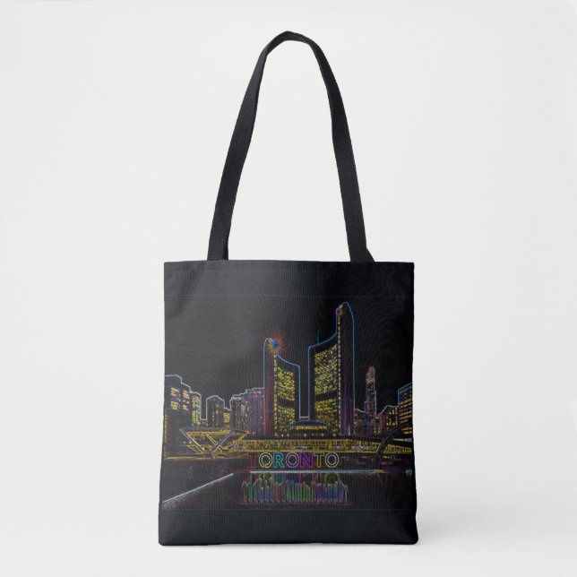 Tote Bag Toronto Skyline (Devant)