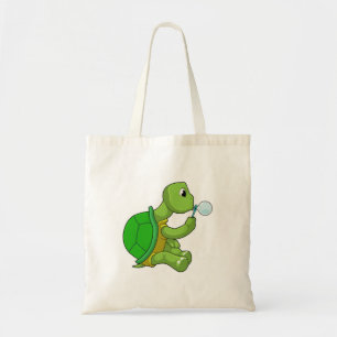 Tote Bag Tortue avec bulles de savon