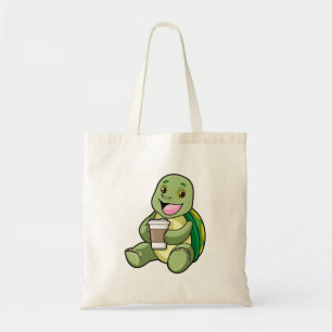 Tote Bag Tortue avec Shell & Café à aller
