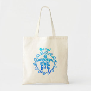 Tote Bag Tortue bleu de l'océan Kauai
