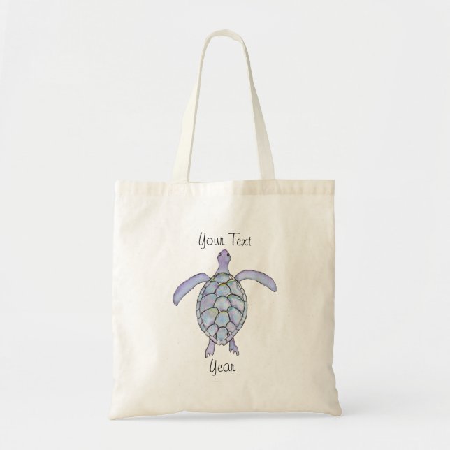 Tote Bag Tortue de mer (Devant)