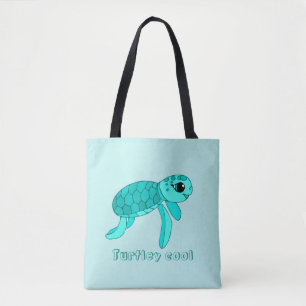 Tote Bag Tortue de mer cool de Turtley