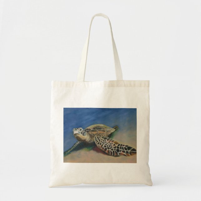 Tote Bag Tortue de mer Fourre-tout (Devant)