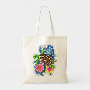 Tote Bag Tortue de mer tropicale