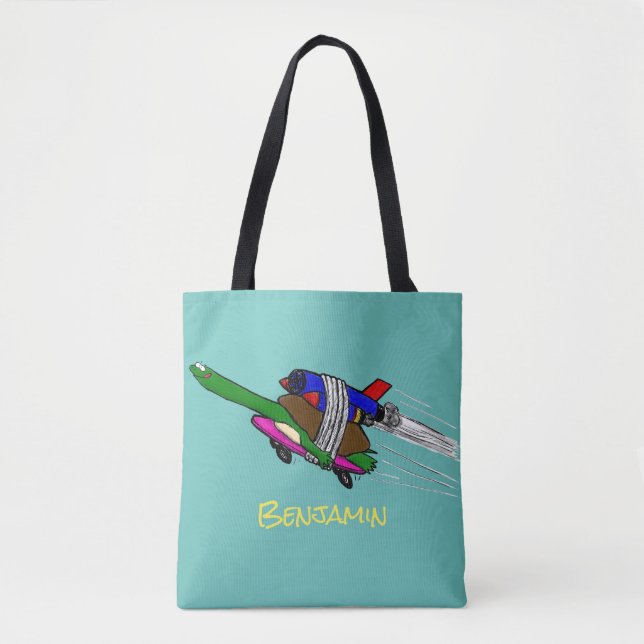 Tote Bag Tortue volante (Devant)