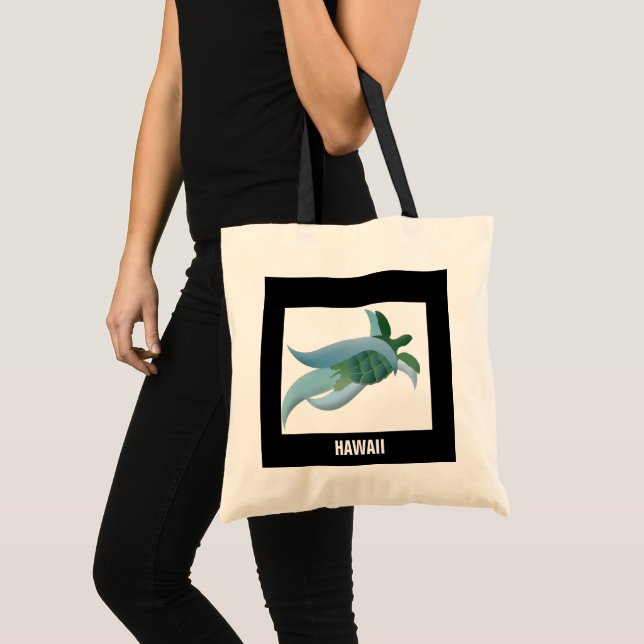 Tote Bag Tortues hawaïennes (Devant (produit))