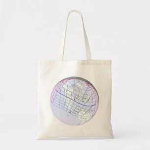 Tote Bag Total Solaire Eclipse 2017 Global Path