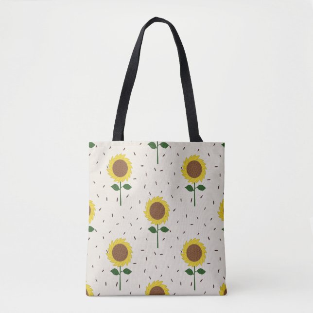 Tote Bag Tote with Sunflowers (Devant)