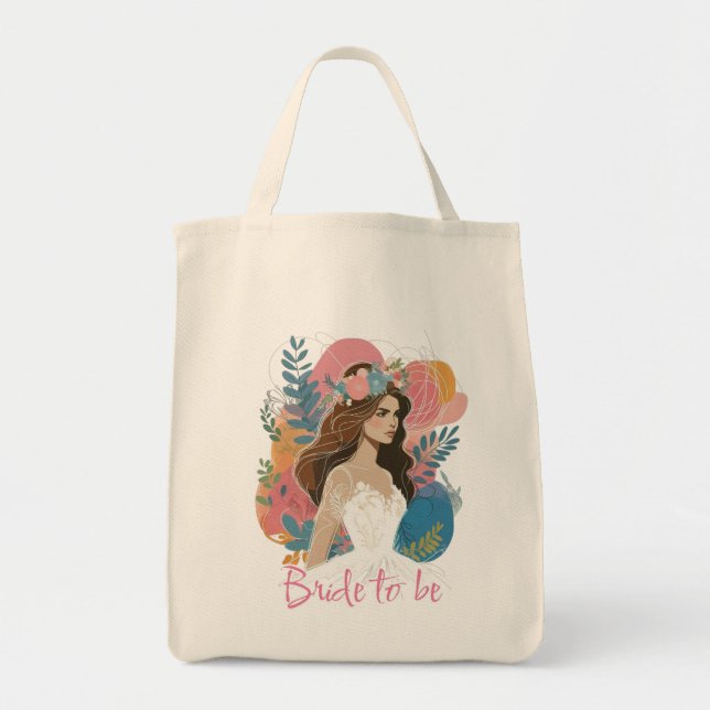 Tote Bag Totebag “Bride to be“ (Devant)