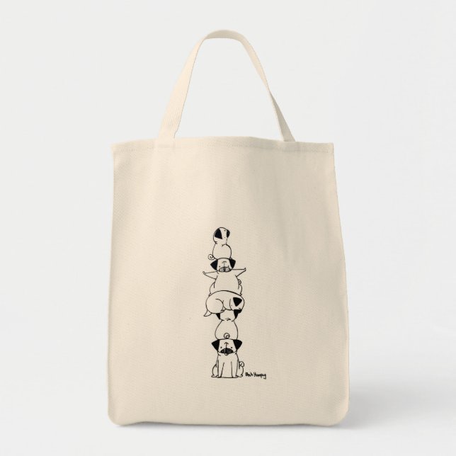 Tote Bag Totem de carlin (Devant)