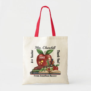 Tote Bag Totes des enseignants - Ver de livre