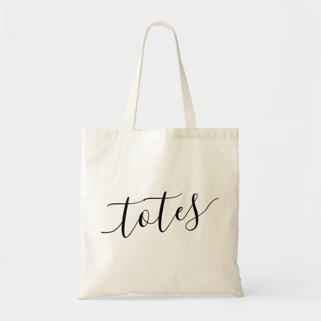 Tote Bag Totes Script amusant (Devant)