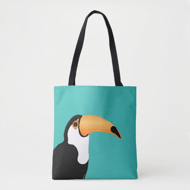 Tote Bag Toucan Allover Fourre-tout (Devant)