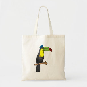 Tote Bag Toucan en tant que policier