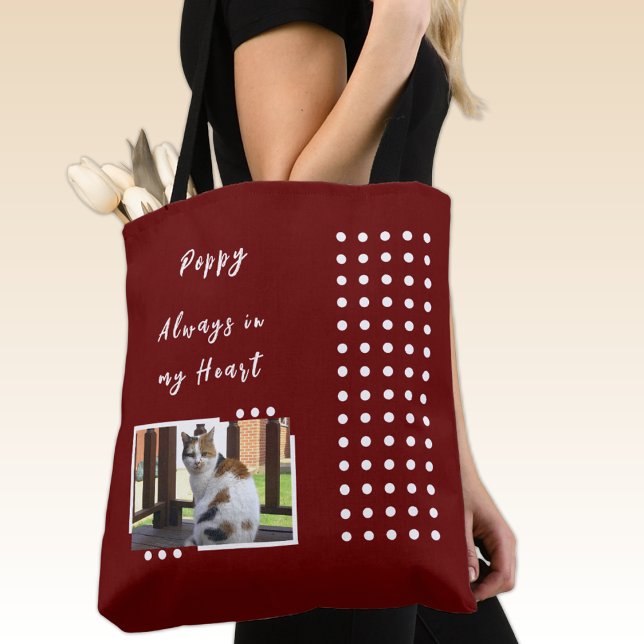 Tote Bag Toujours dans mon coeur 2 photo amoureux de animal (Créateur téléchargé)