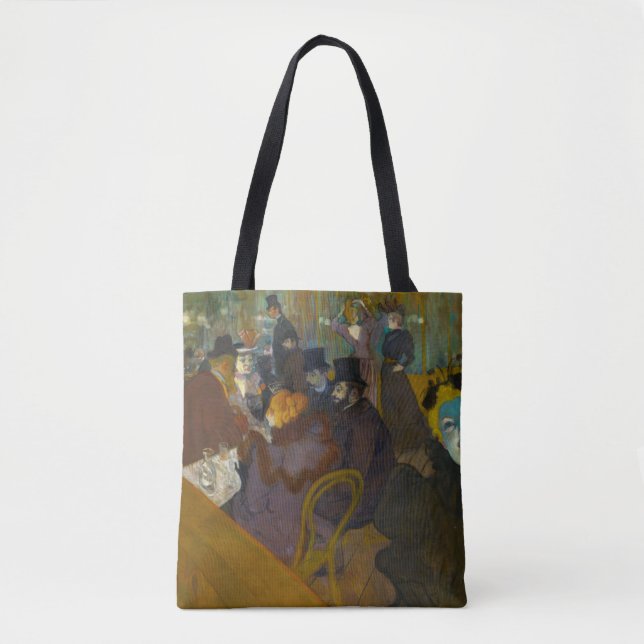 Tote Bag Toulouse-Lautrec - Au Rouge (Devant)