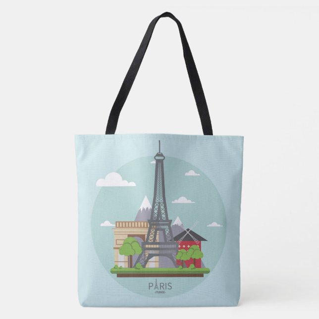 Tote Bag Tour Eiffel Paris (Devant)