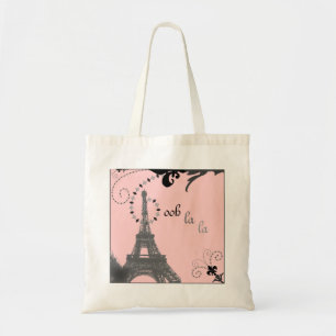 Tote Bag Tour Vintage romantique de eiffel Paris Mariage