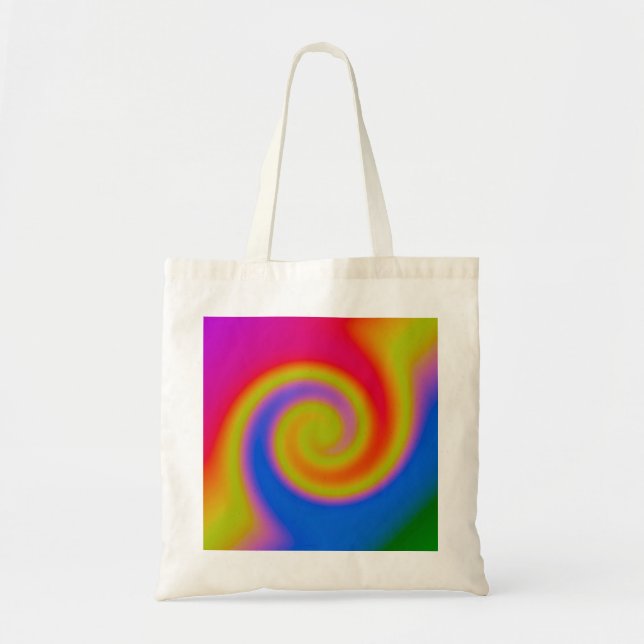 Tote Bag Tourbillon arc-en-ciel (Devant)